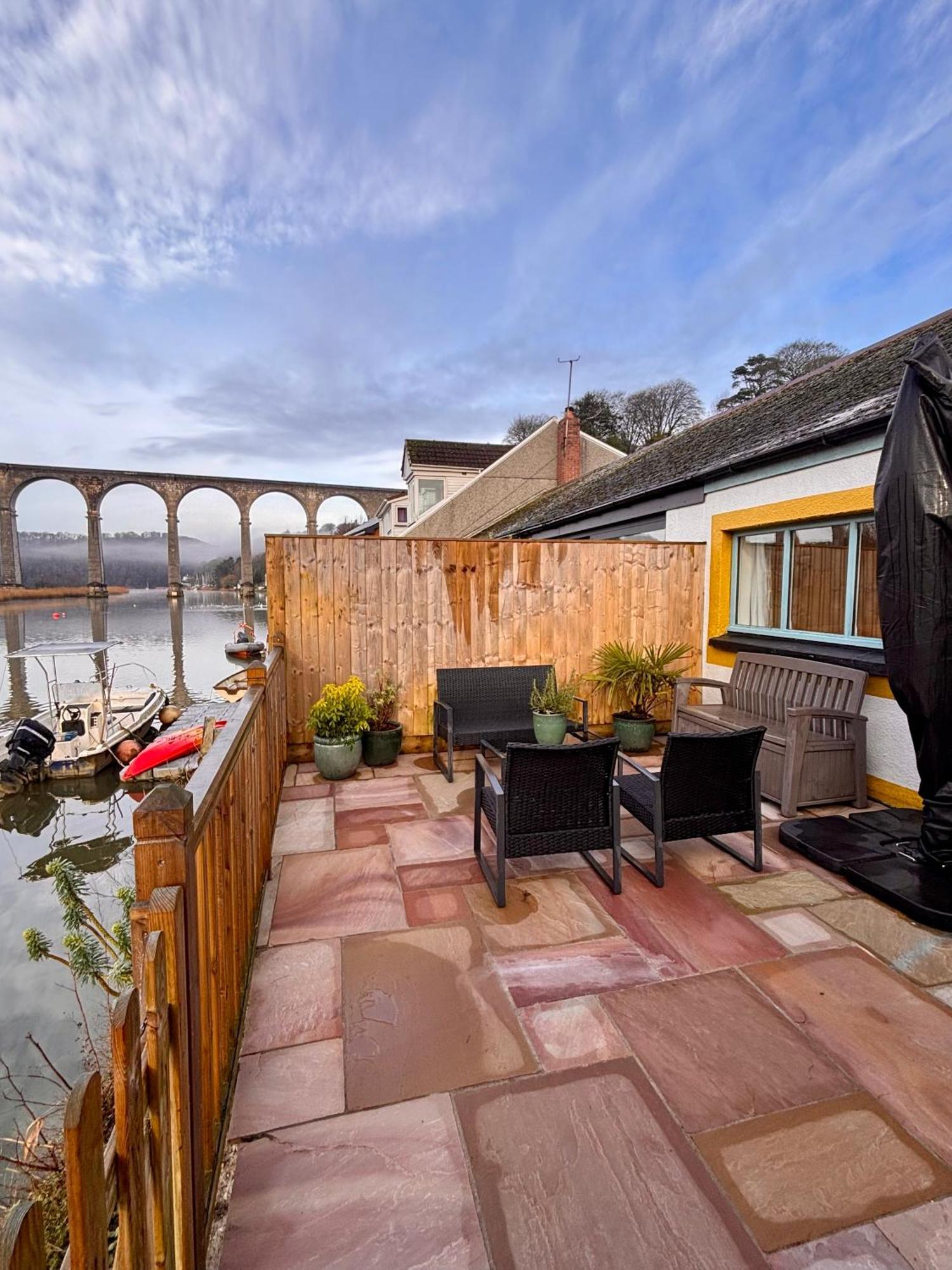 Viaduct River View & Outdoor Bath - Couples Retreat Calstock Exterior foto
